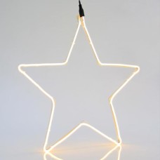 Χριστουγεννιάτικo Αστέρι από ΝEON LED φωτοσωλήνα θερμό λευκό φως | Eurolamp | 600-23000